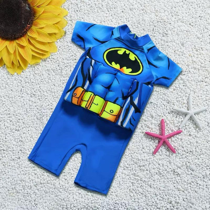 Kids' pool safety gear: Toddler swim vest with floatation & UV shorts.