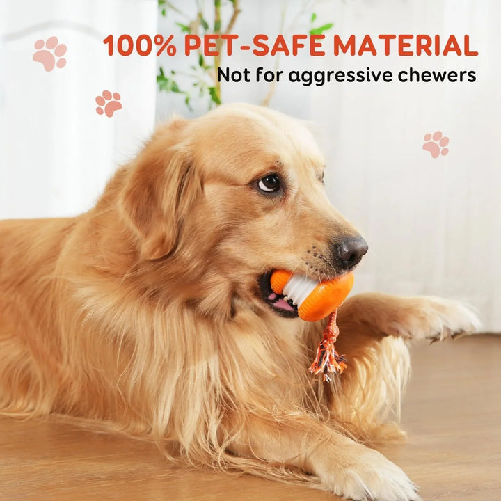 Pair of chew-resistant automatic dog toys, interactive enrichment balls for pet training