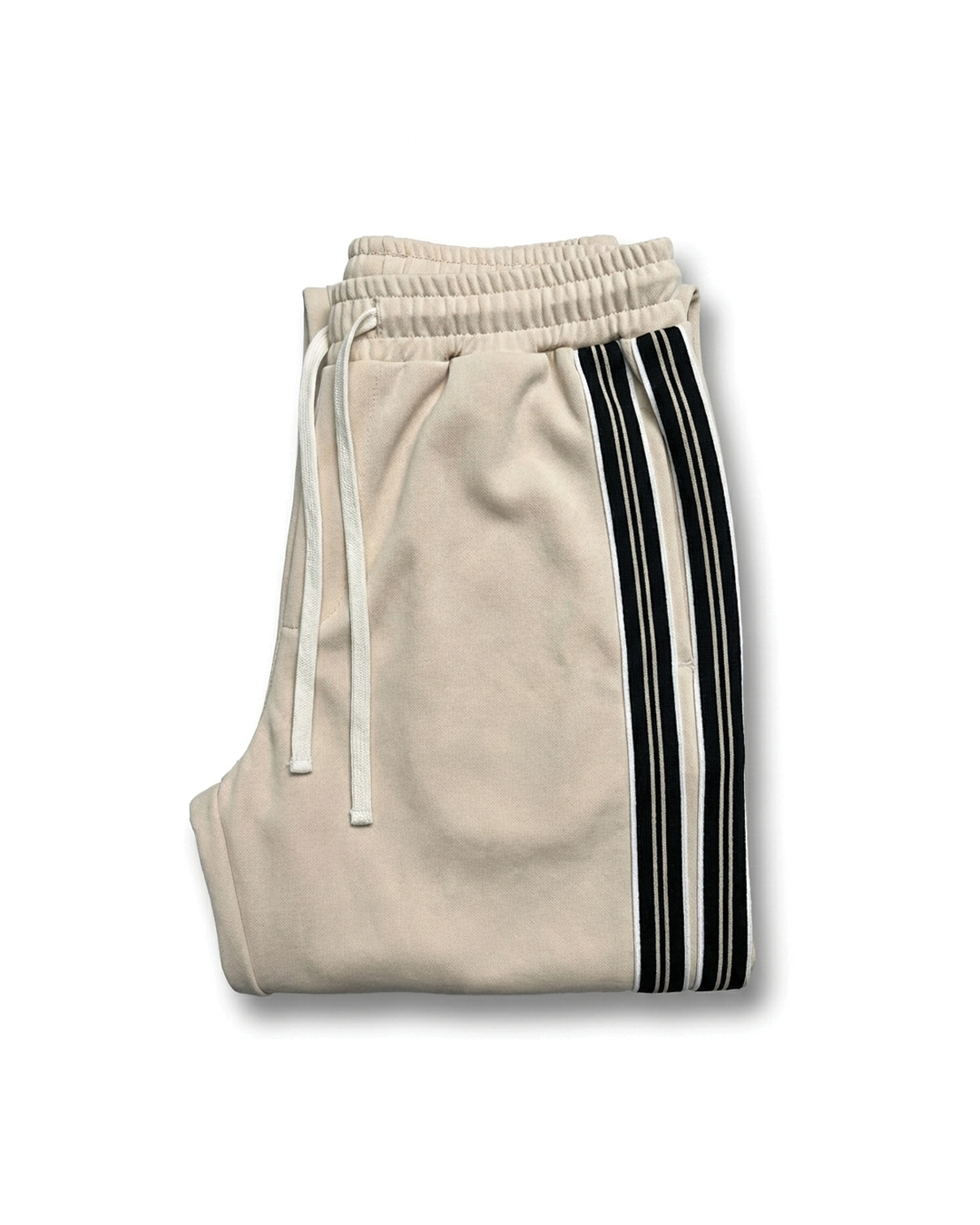 Men's relaxed fit leisure joggers with modern stripe design for ultimate comfort and casual style.