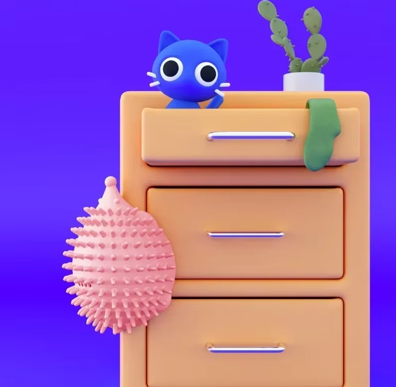 A cat sniffing and batting at a UFO-shaped silicone catnip toy, illustrating interactive playtime.