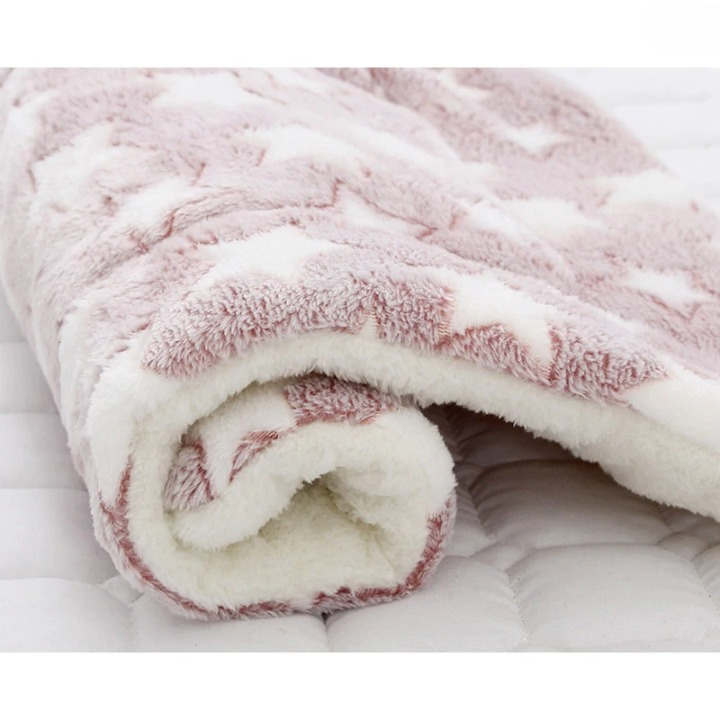 Stress relief cat bed, plush and cozy design, machine washable for easy maintenance of pet bedding