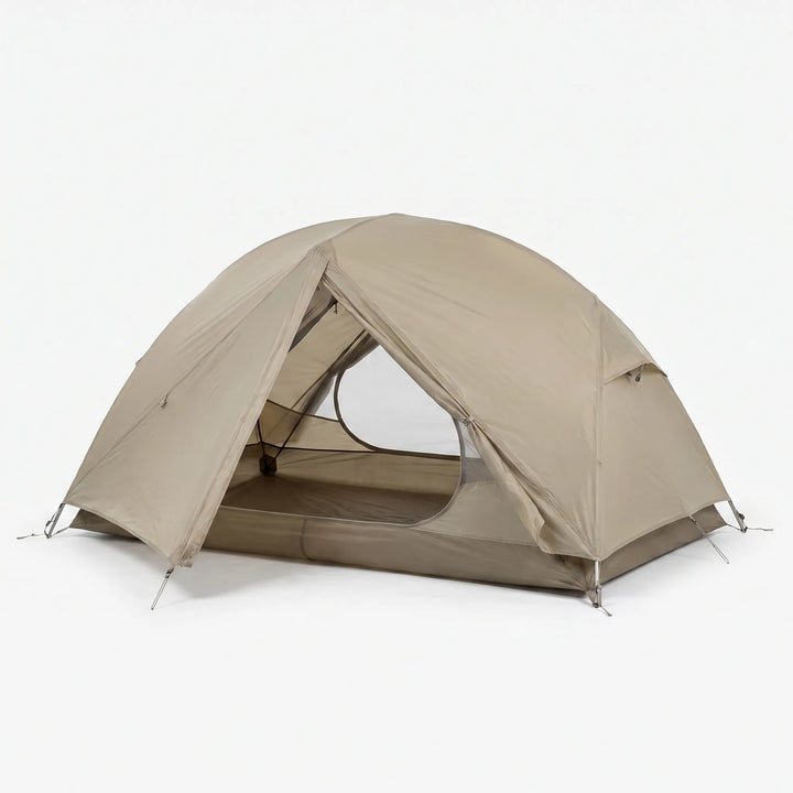 Waterproof 3 season dome tent protecting 1-3 hikers. Durable, ultralight backpacking shelter for all weather.