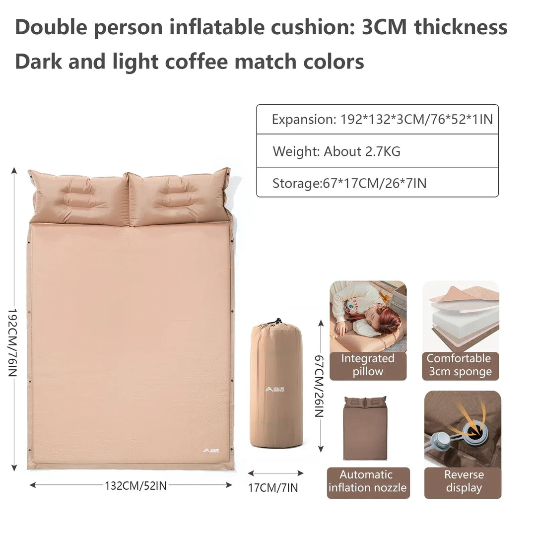 Portable ultralight camping sleeping pad for ultimate outdoor comfort. Durable hiking & travel gear.