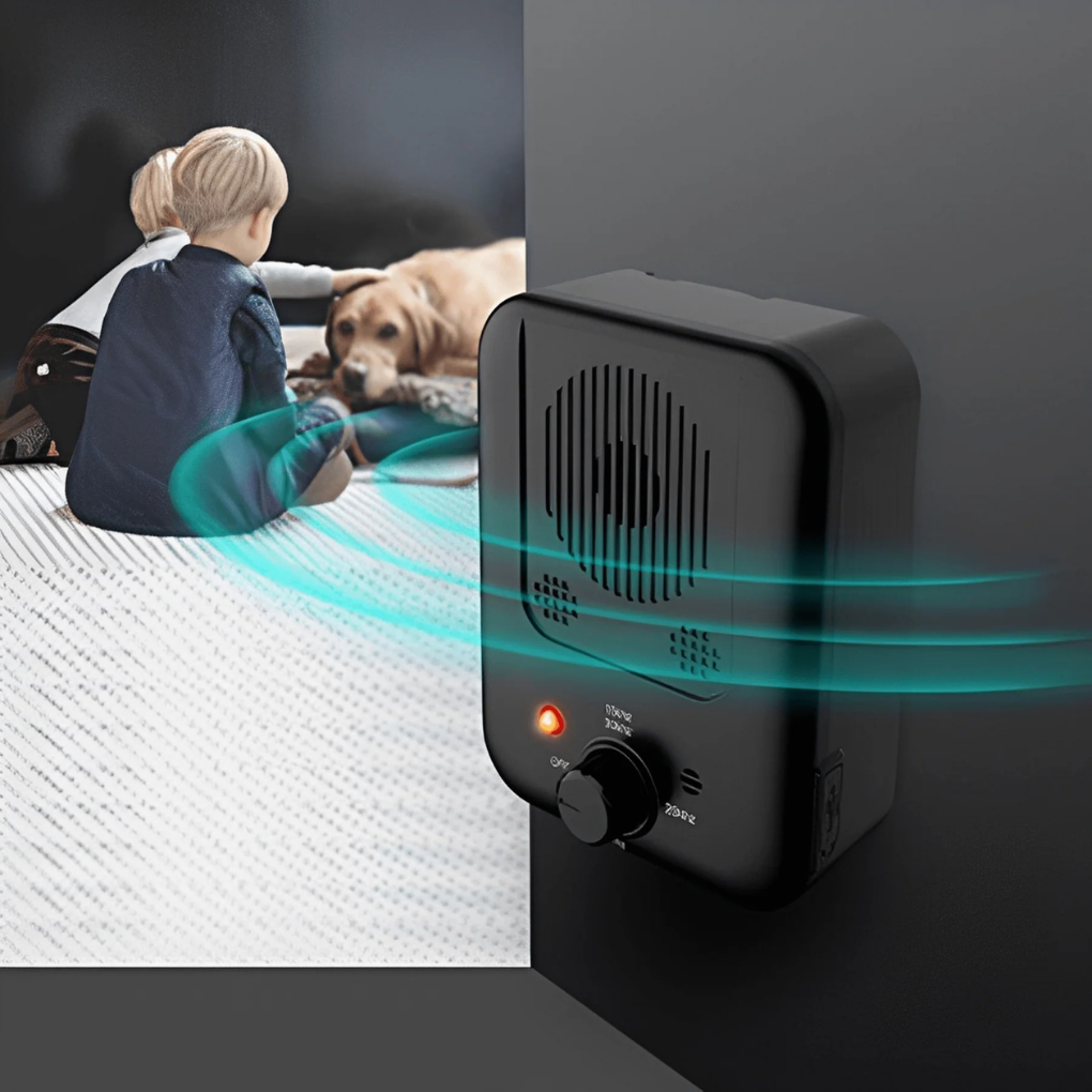 Outdoor training ultrasonic anti-bark device, humane dog behavior correction