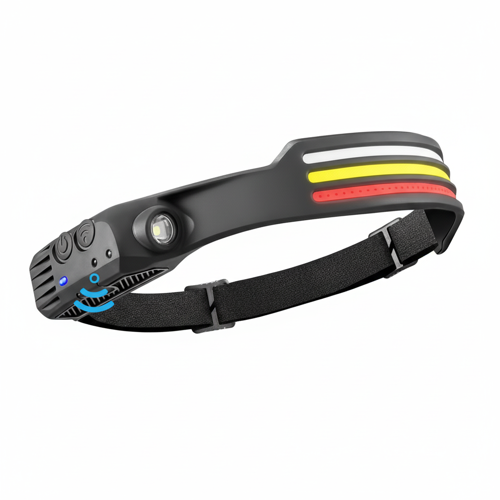 Hands-free 1500 lumen LED headlamp. Rechargeable with a wide beam for superior visibility during night outdoor activities.
