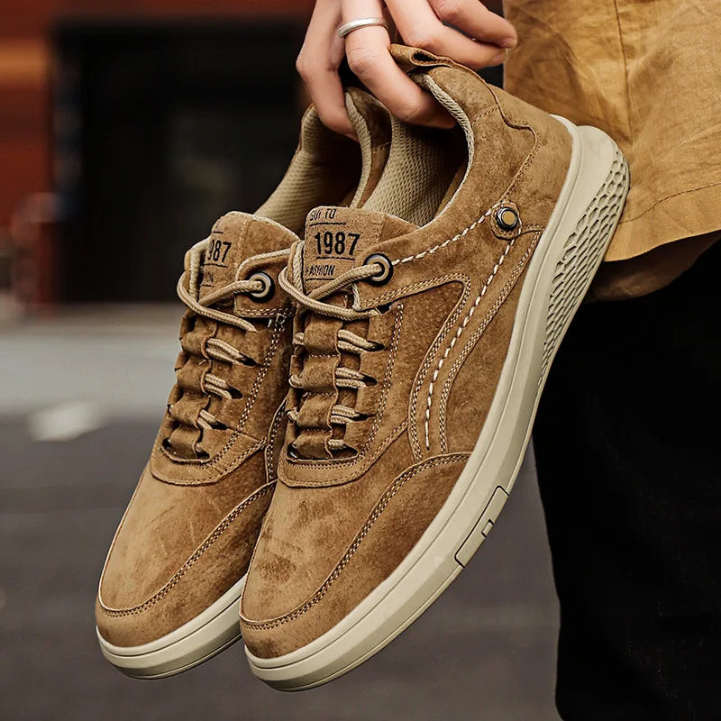 Vintage-style 1987 retro sneakers, engineered for ultimate comfort and unisex everyday wear.