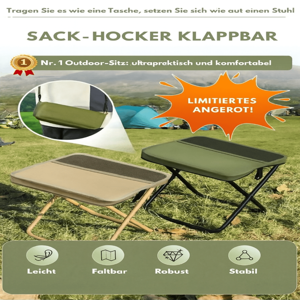 Folding chair backpack for outdoor adventures, versatile camping & fishing gear.