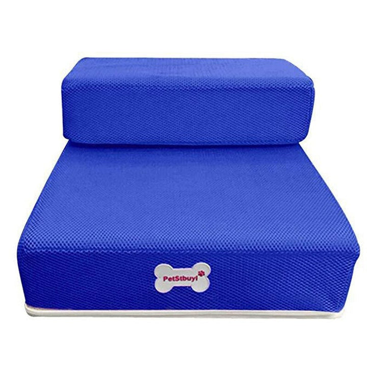 Durable 2-level pet steps, non-slip treads, essential pet furniture for pet access.