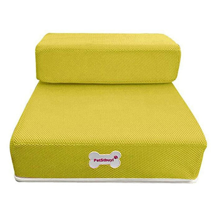 Comfortable non-slip 2-level dog steps, designed for easy access to elevated furniture.