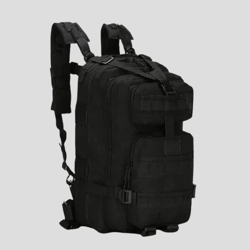 Unisex 20L Tactical Molle Backpack for outdoor emergencies, camping, and hiking. Durable utility rucksack.