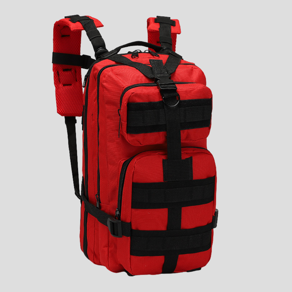 Military-style 30L tactical rucksack for everyday carry, featuring robust MOLLE webbing & durable design.