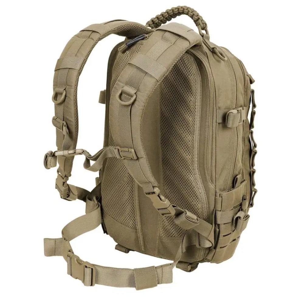 Rugged 30L waterproof hiking backpack with MOLLE system for camping & travel. Ideal outdoor adventure gear.