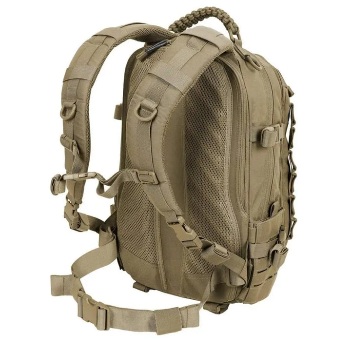 Rugged 30L waterproof hiking backpack with MOLLE system for camping & travel. Ideal outdoor adventure gear.
