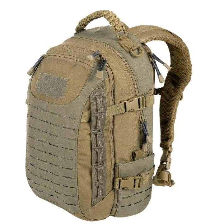 Adventure-ready 30L waterproof tactical backpack. Unisex design, ideal for hiking, camping & travel gear.