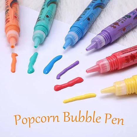 Unisex 3D PuffMaster pens, a magical tool for creating raised, textured art and craft designs.