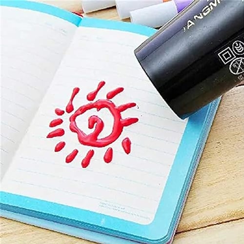Assorted colors of 3D PuffMaster pens, essential drawing tools for creative kids' art projects.