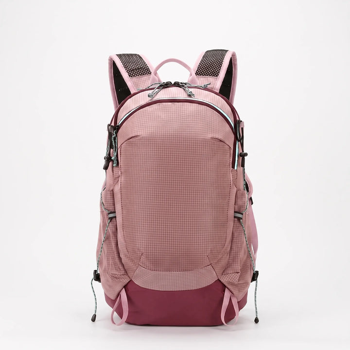 Lightweight waterproof nylon hiking backpack for camping & outdoor adventures. Includes rain cover.
