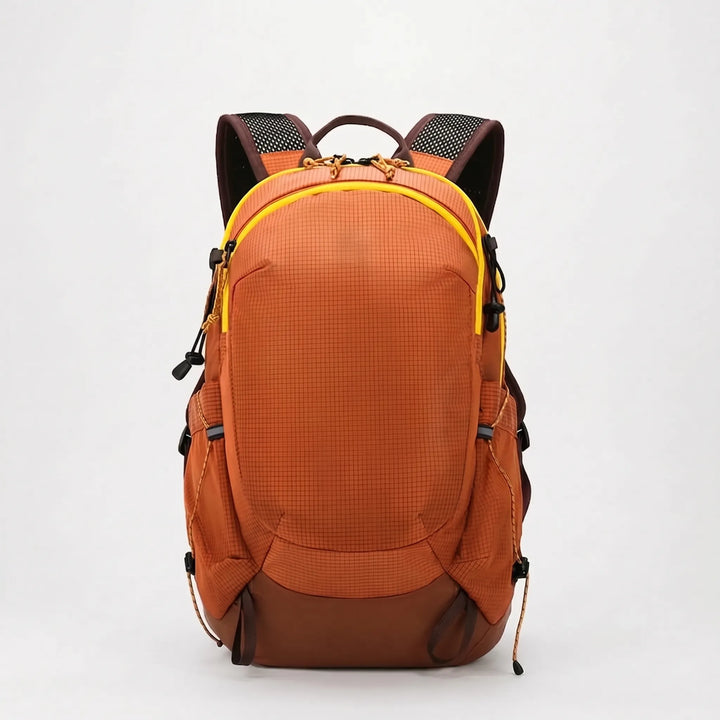 Durable 5.3 Gallon hiking daypack. Essential outdoor gear with waterproof fabric & included rain cover.