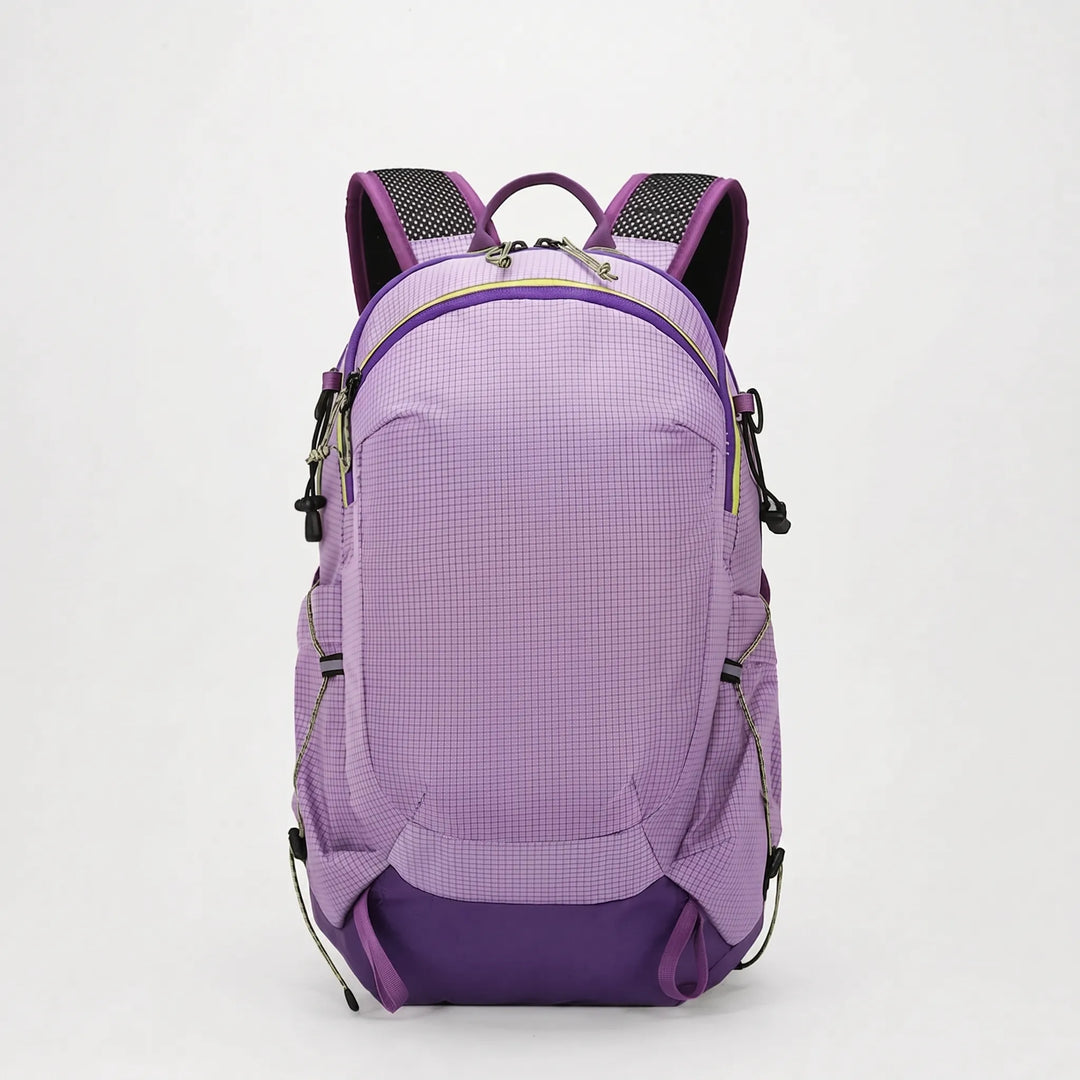 Nylon waterproof daypack, 5.3 Gallon capacity, for hiking & camping. Complete with a rain cover.