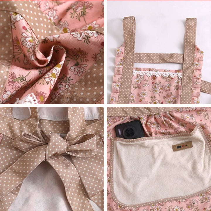 Comfortable & adjustable unisex chef apron, perfect for long hours in the kitchen cooking & baking.