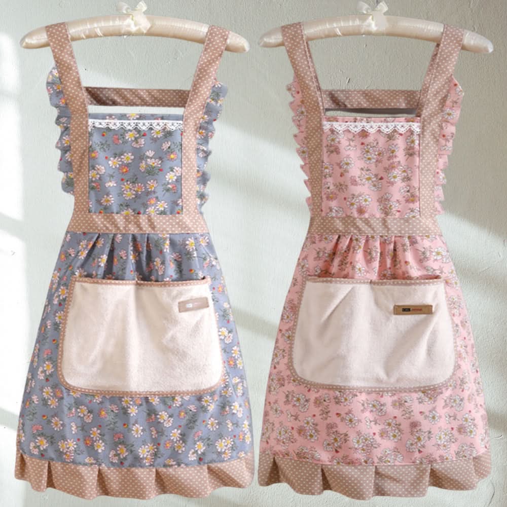 Adjustable unisex chef apron ensures a perfect fit for all; great for kitchen, cooking & baking.