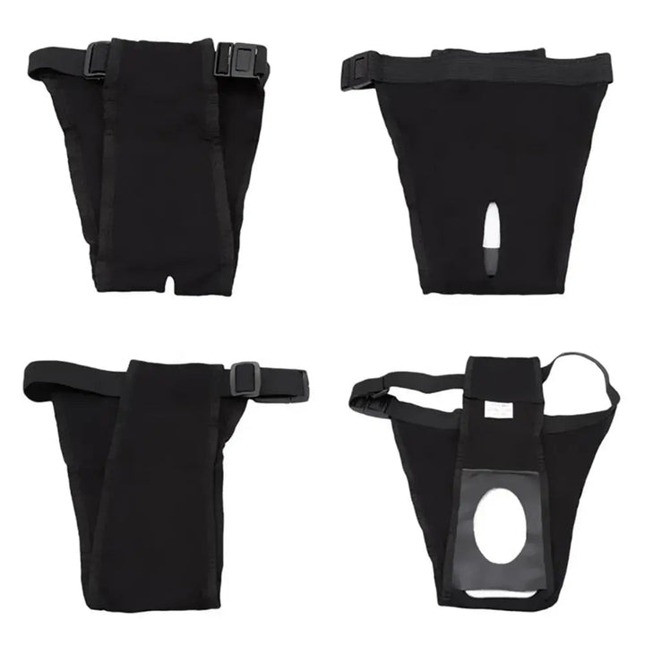 Washable dog diapers and adjustable pants set, ideal for incontinence, puppy training, female heat