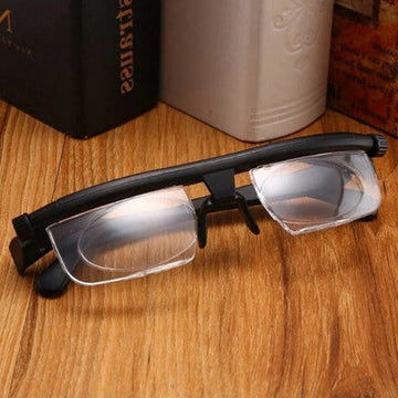 Adjustable focus VisiFlex glasses for men & women, perfect for custom near & far vision correction.
