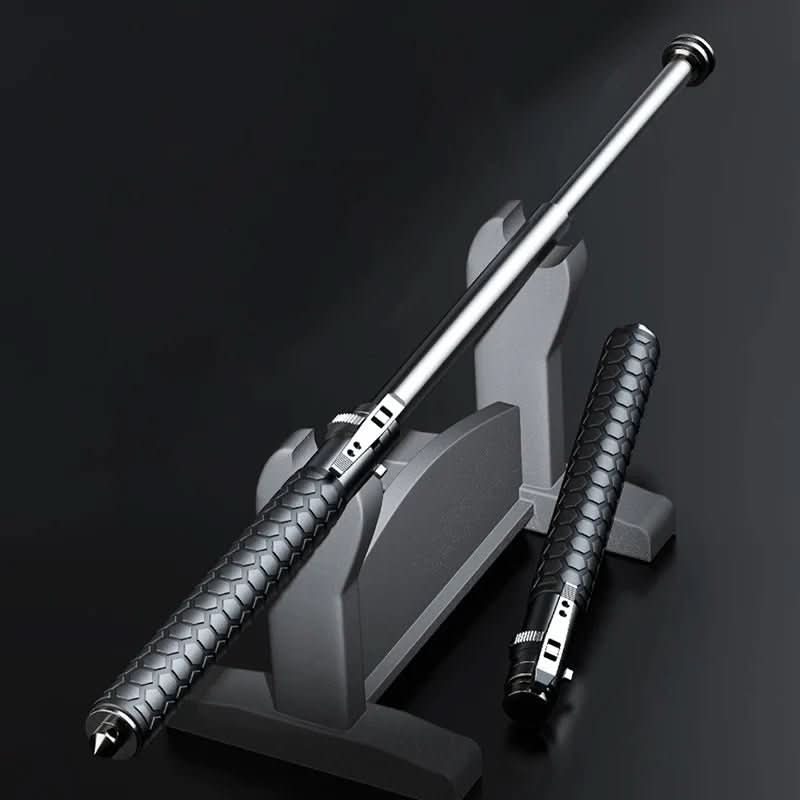 Durable walking stick with anti-slip handle, perfect for hiking and outdoor adventures.
