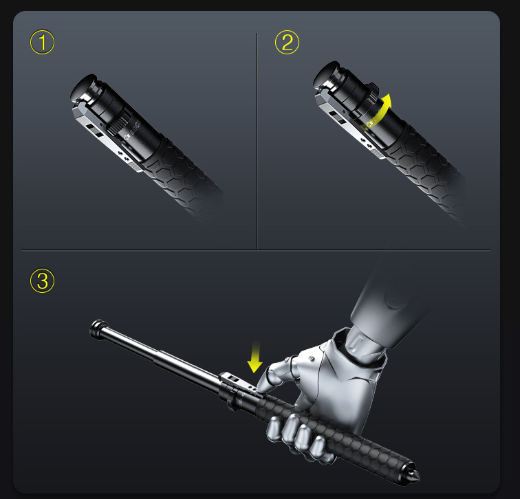 Unisex trekking pole, lightweight alloy steel, an essential walking stick for outdoor stability.