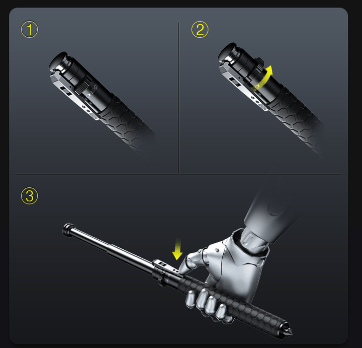 Unisex trekking pole, lightweight alloy steel, an essential walking stick for outdoor stability.