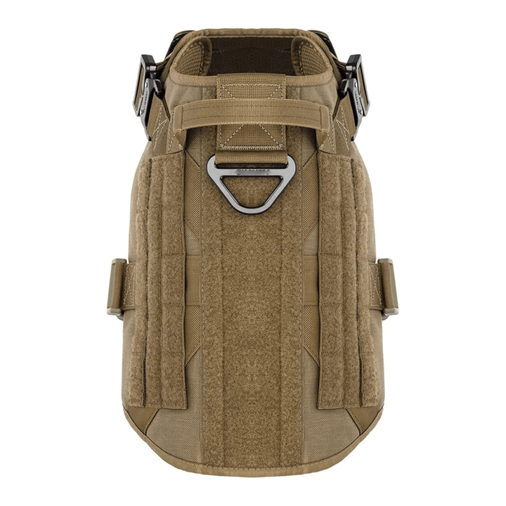 Breathable K9 dog harness with soft padding, ideal for long walks and preventing chafing.
