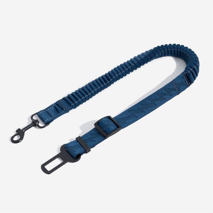 Reflective pet safety seat belt, preventing distractions for safer dog car travel