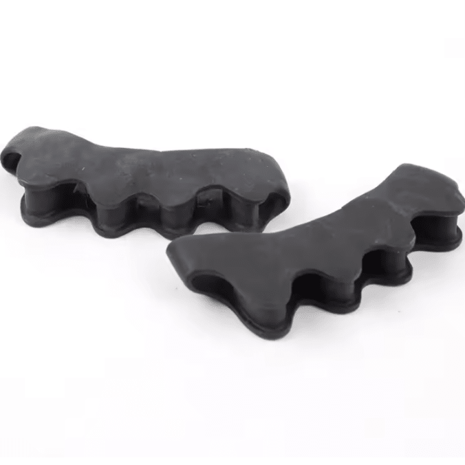 Orthopedic toe brace for hammer toe relief. Adjustable design provides foot comfort & proper toe alignment.