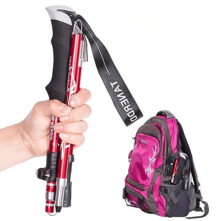 Lightweight, adjustable trekking poles for men & women, perfect for hiking, walking, and camping adventures.