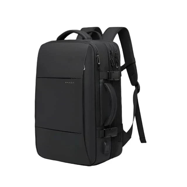 Stylish aesthetic unisex laptop backpack with ample storage for daily business, school, and urban life.