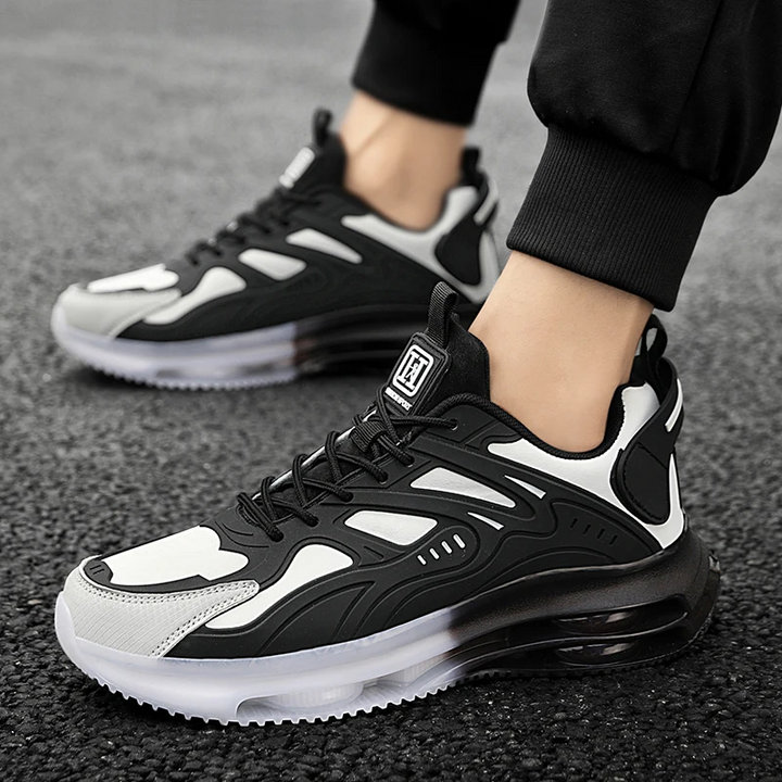 High-performance training shoes with shock-absorbing AirTech technology for improved athletic support.