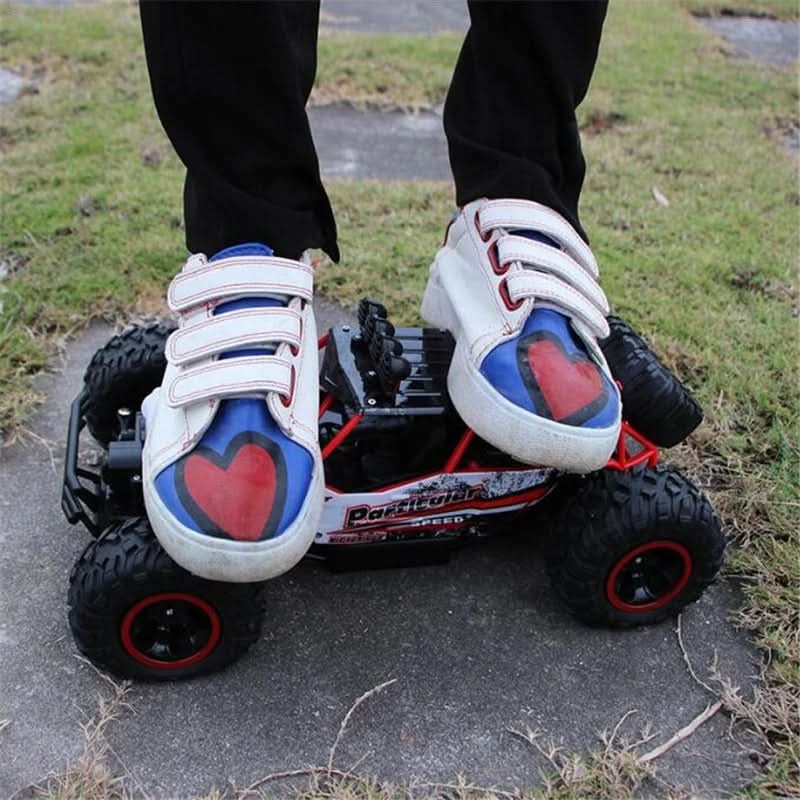 The rugged design of the Unisex All-Terrain Remote Control Monster Truck, showcasing durability.