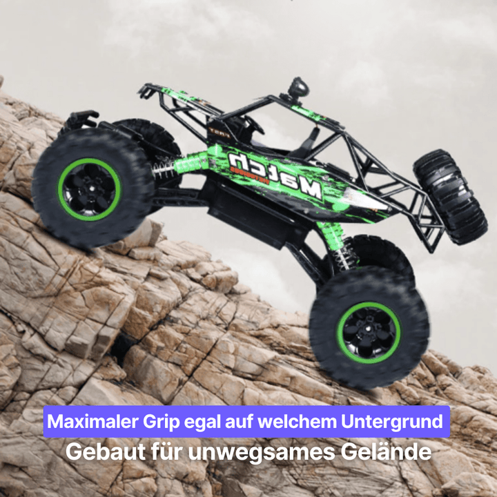 Kids & adults playing with a high-performance All-Terrain RC Truck, showing off-road fun.