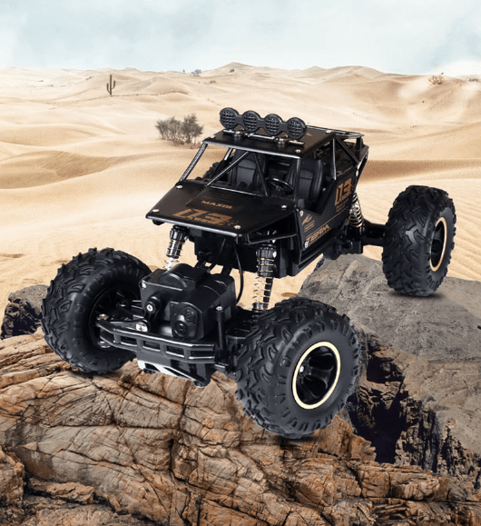 Gift-boxed 4x4 RC Monster Truck, a thrilling outdoor remote control toy for kids and adults.