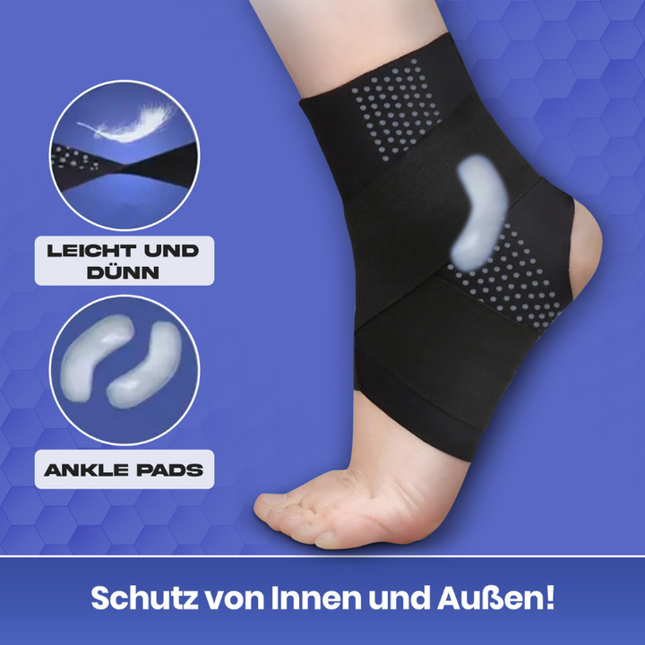Soccer ankle support, a unisex stabilizer designed for optimal foot protection & performance.