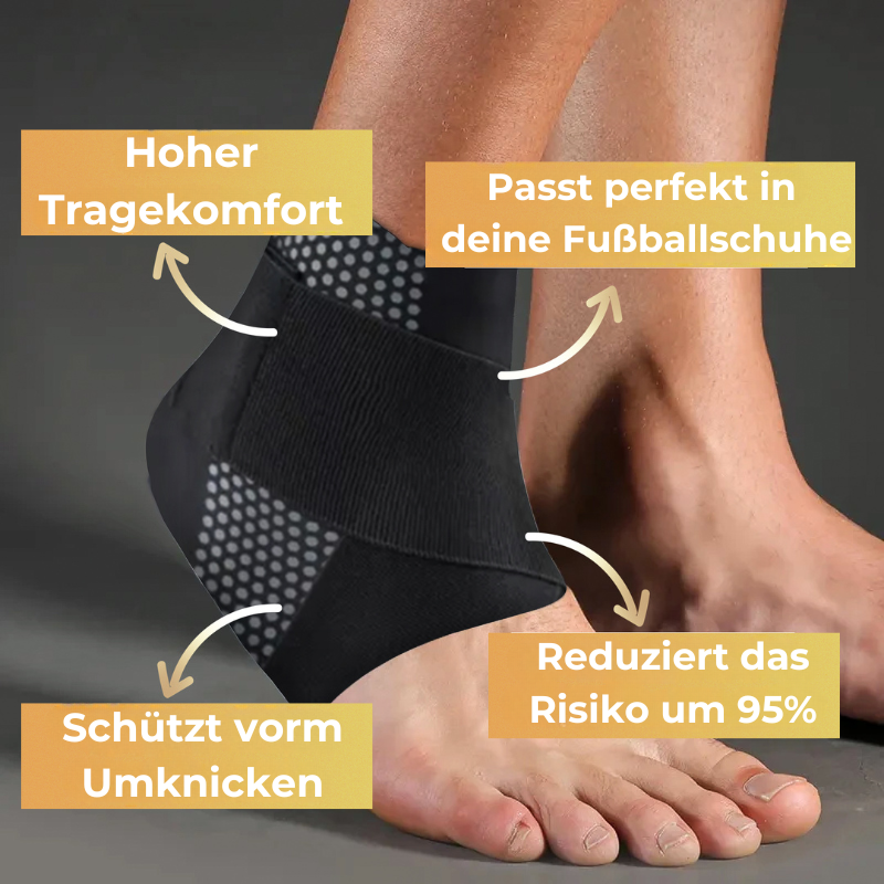 Comfortable unisex ankle stabilizer, activewear gear for football & soccer players.