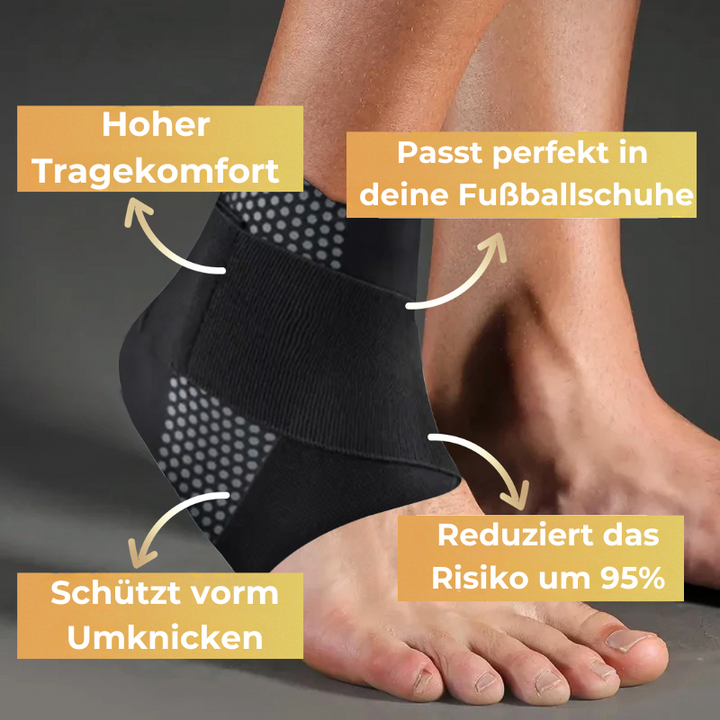 Comfortable unisex ankle stabilizer, activewear gear for football & soccer players.