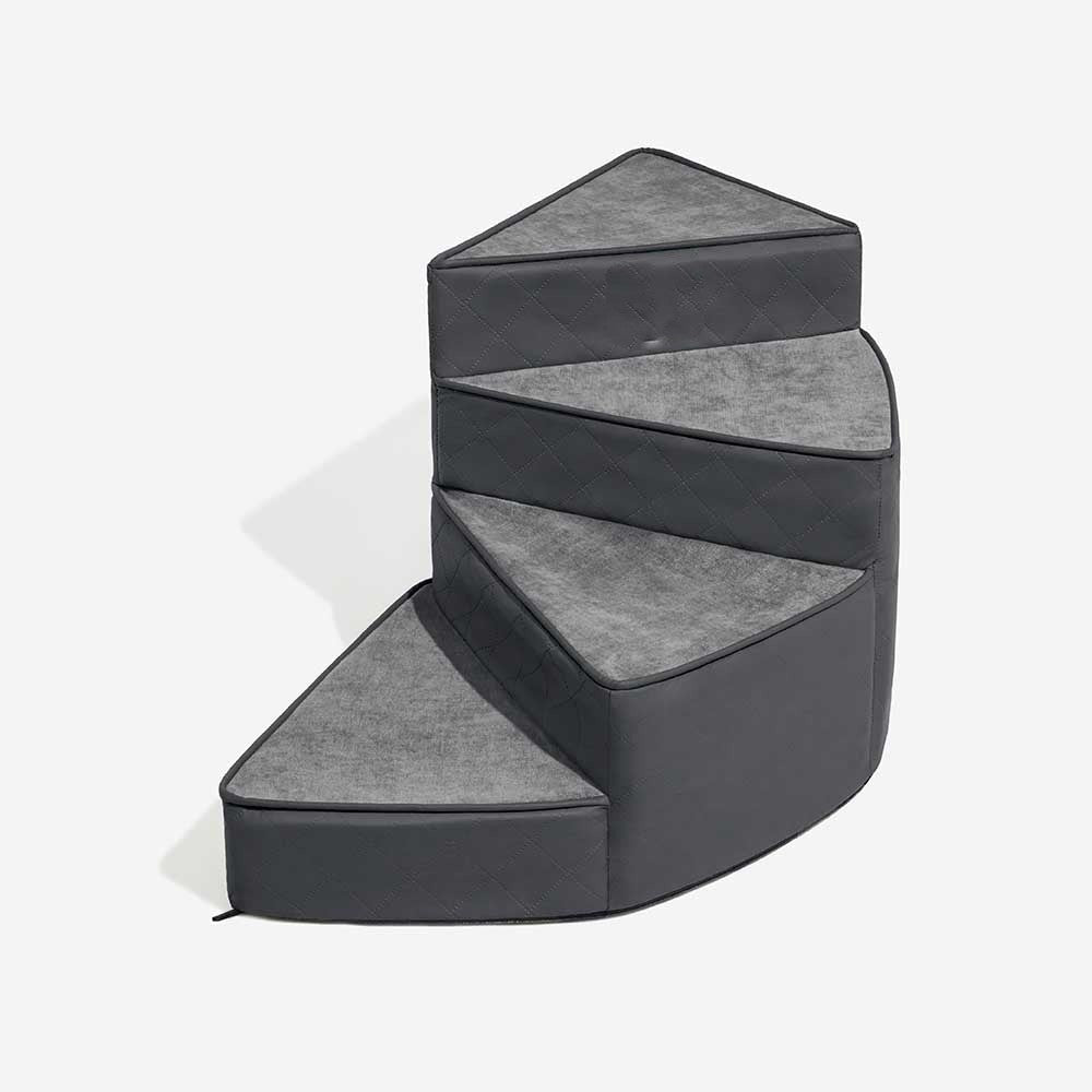Small pet product: Anti-slip pet steps and ramp with removable cover for washing