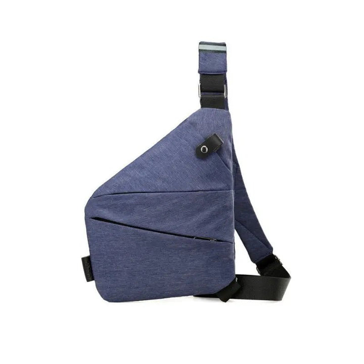 Crossbody security bag with multiple compartments, ensuring organized & safe daily carry.
