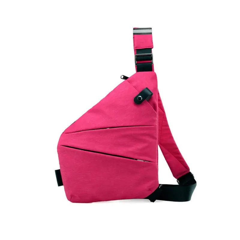 Travel-ready anti-theft bag, featuring RFID protection for passports & credit cards.