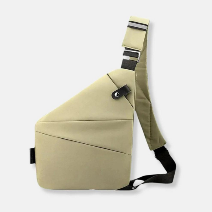 Durable unisex shoulder bag, water-resistant, ideal for secure travel & daily essentials.