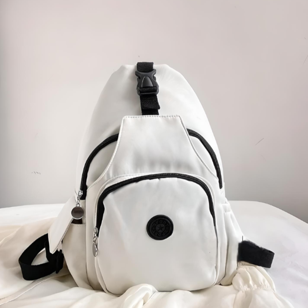 Unisex anti-theft sling bag with multiple hidden pockets for secure daily carry & travel. Compact crossbody organizer.
