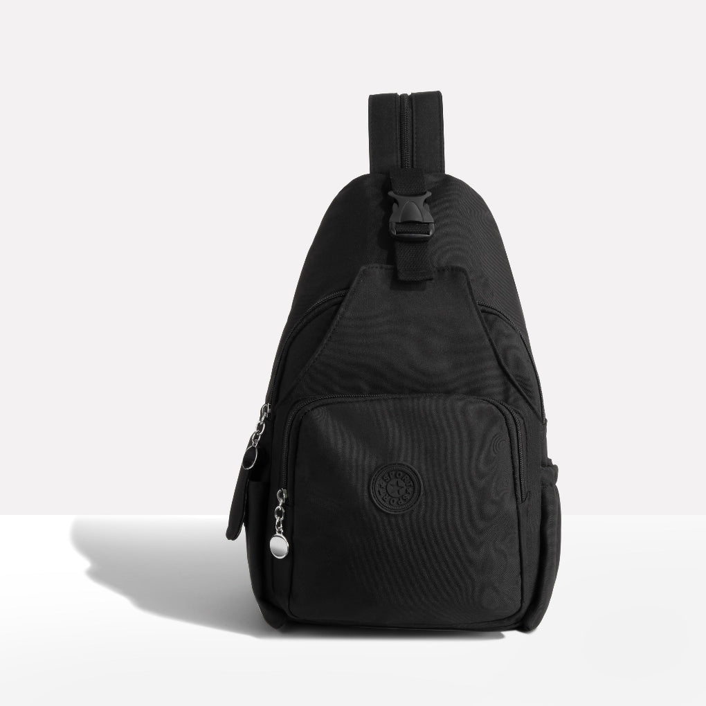 Orange anti-theft sling bag, a versatile shoulder & crossbody pack for secure everyday essentials and travel.
