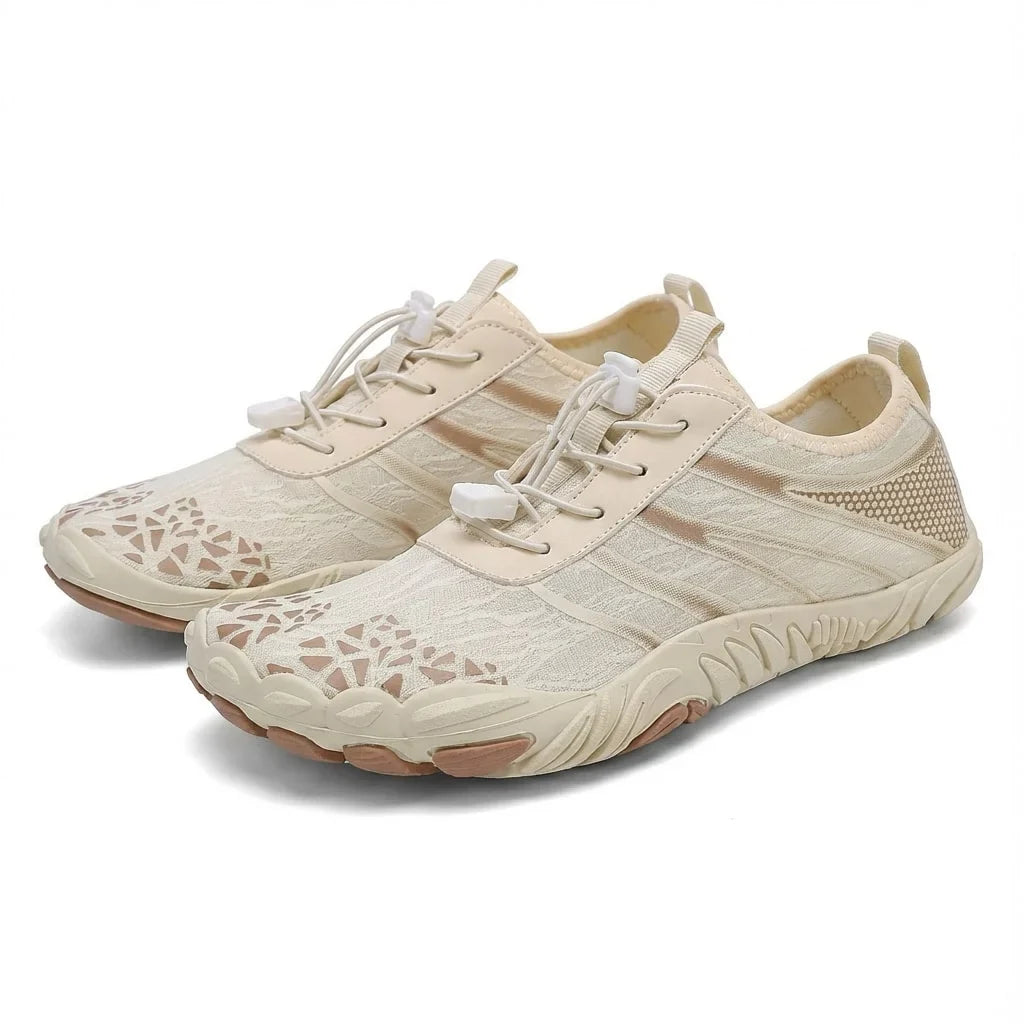 Unisex barefoot comfort shoes with flexible non-slip sole, wide toe box for natural movement & daily wear.