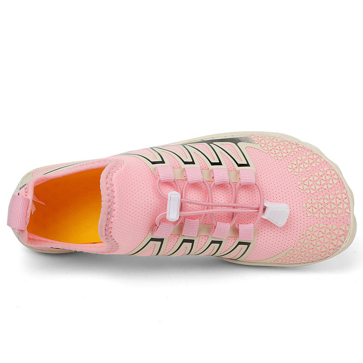 High-performance barefoot athletic shoes. Flexible sole provides excellent ground feel. Unisex.